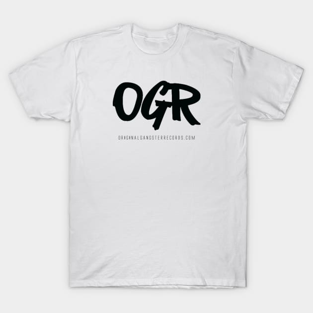 OGR black letters T-Shirt by Original Gangster Records